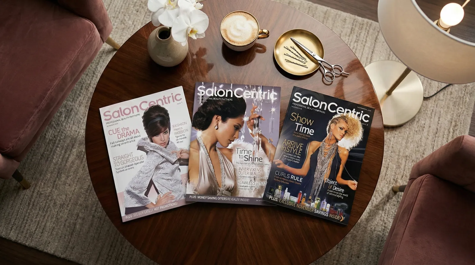 SalonCentric magazine and catalog covers